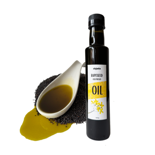Rapeseed Oil 500ml - raw, unfiltered, straight from the press