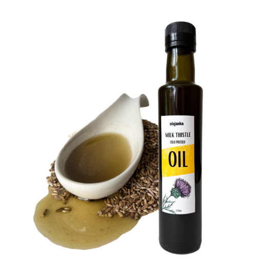 Milk Thistle Oil - raw, unfiltered, straight from the press